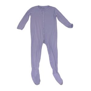 Kytebaby Button Footie Sleeper Purple